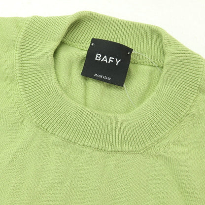 [Used] Buffy Cotton Crew Neck Short Sleeve Pullover Knit Light Green [44] [Condition Rank B] [Men&