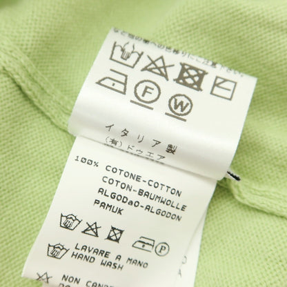 [Used] Buffy Cotton Crew Neck Short Sleeve Pullover Knit Light Green [44] [Condition Rank B] [Men&