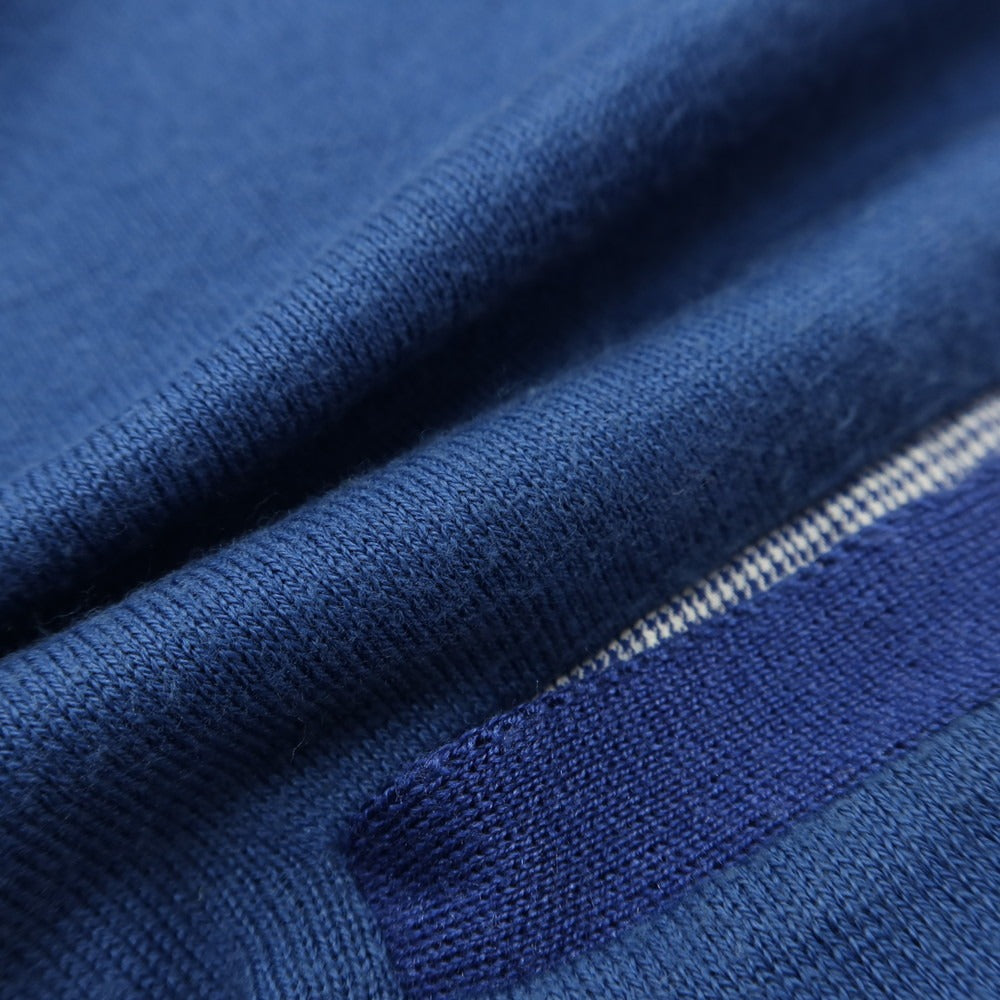 [Used] John Smedley JOHN SMEDLEY high gauge cotton knit cardigan blue [S] [Condition rank C] [Men&