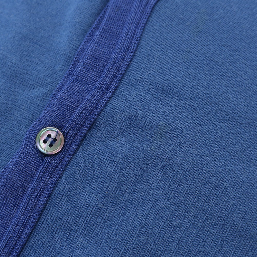 [Used] John Smedley JOHN SMEDLEY high gauge cotton knit cardigan blue [S] [Condition rank C] [Men&