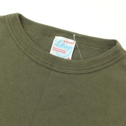 [Used] Letroyes Cotton Crew Neck Short Sleeve Pullover Knit Olive [S] [Condition Rank C] [Men&