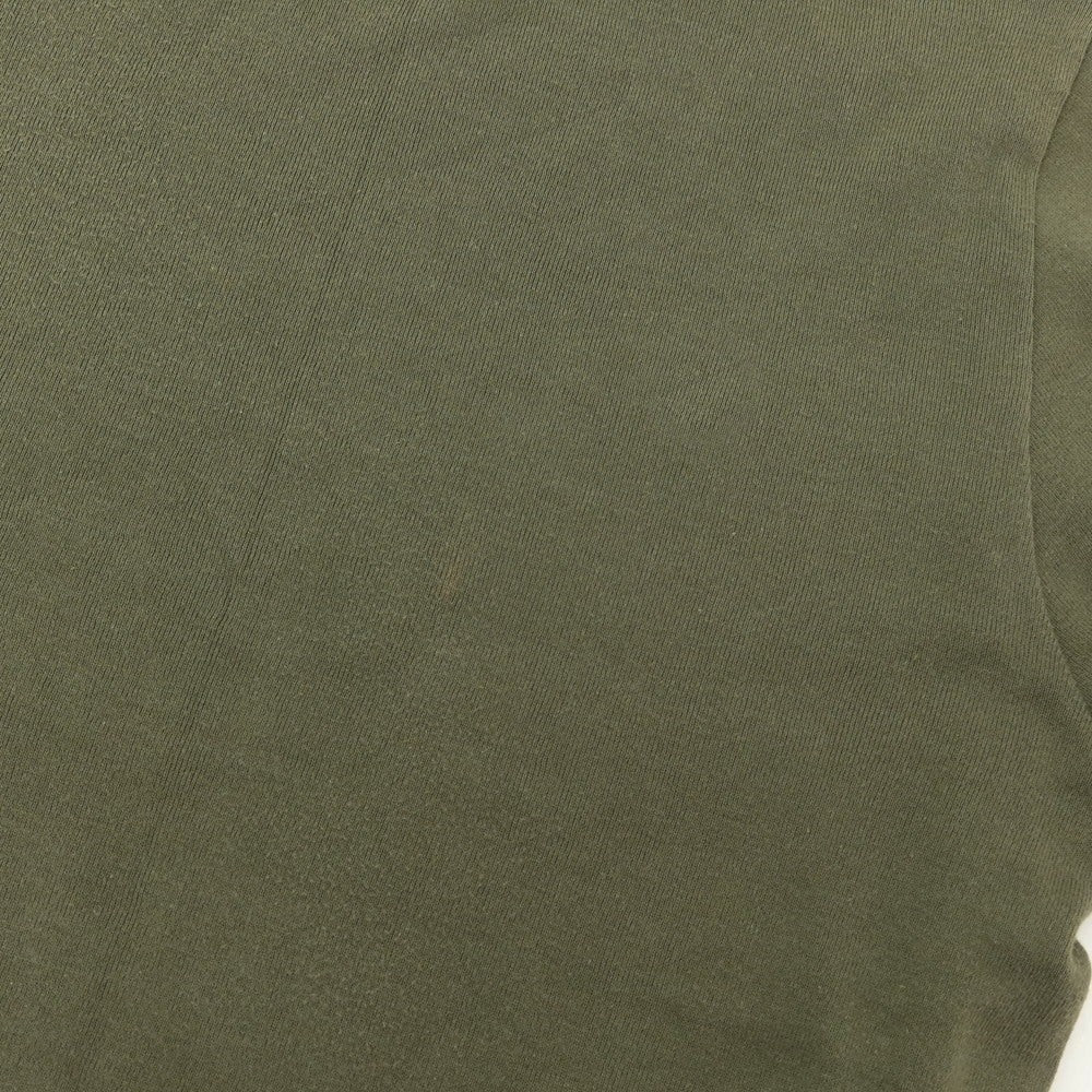 [Used] Letroyes Cotton Crew Neck Short Sleeve Pullover Knit Olive [S] [Condition Rank C] [Men&