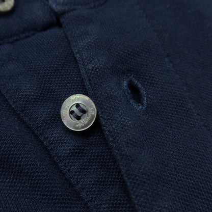 [Used] Drumohr Cotton Pique Short Sleeve Polo Shirt Navy [M] [Condition Rank C] [Men&