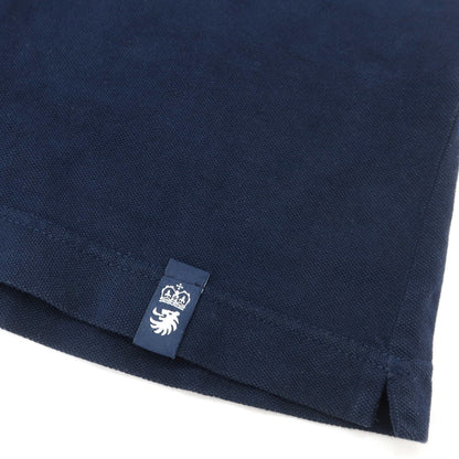 [Used] Drumohr Cotton Pique Short Sleeve Polo Shirt Navy [M] [Condition Rank C] [Men&