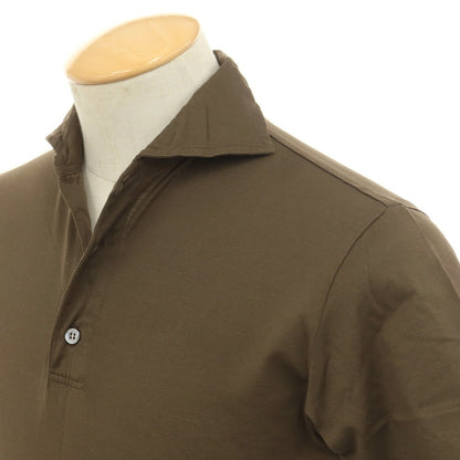 [Used] Drumohr Cotton Short Sleeve Polo Shirt Brown [XXS] [Condition Rank B] [Men&