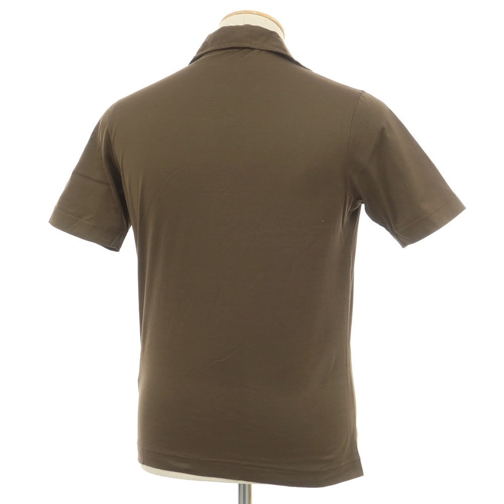 [Used] Drumohr Cotton Short Sleeve Polo Shirt Brown [XXS] [Condition Rank B] [Men&