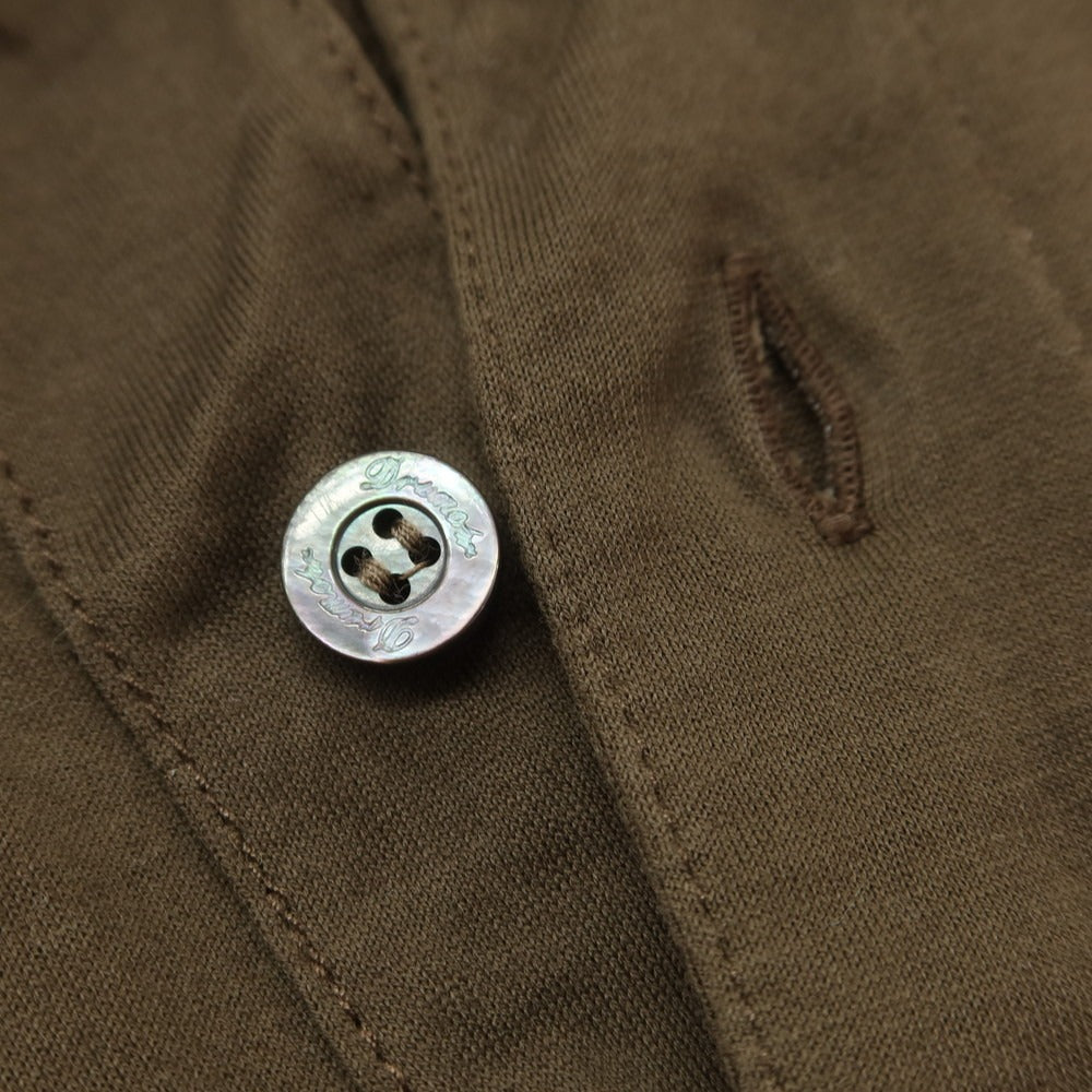 [Used] Drumohr Cotton Short Sleeve Polo Shirt Brown [XXS] [Condition Rank B] [Men&