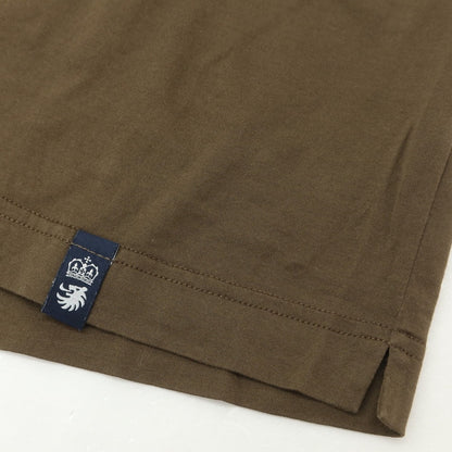 [Used] Drumohr Cotton Short Sleeve Polo Shirt Brown [XXS] [Condition Rank B] [Men&