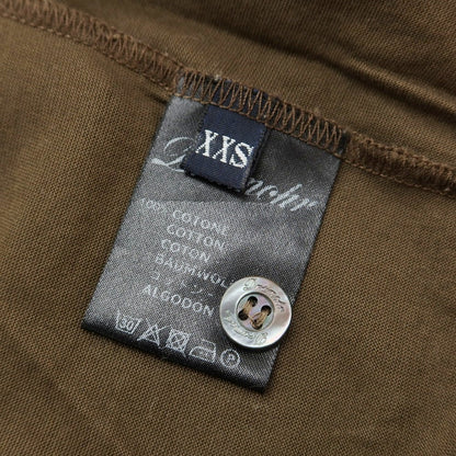 [Used] Drumohr Cotton Short Sleeve Polo Shirt Brown [XXS] [Condition Rank B] [Men&