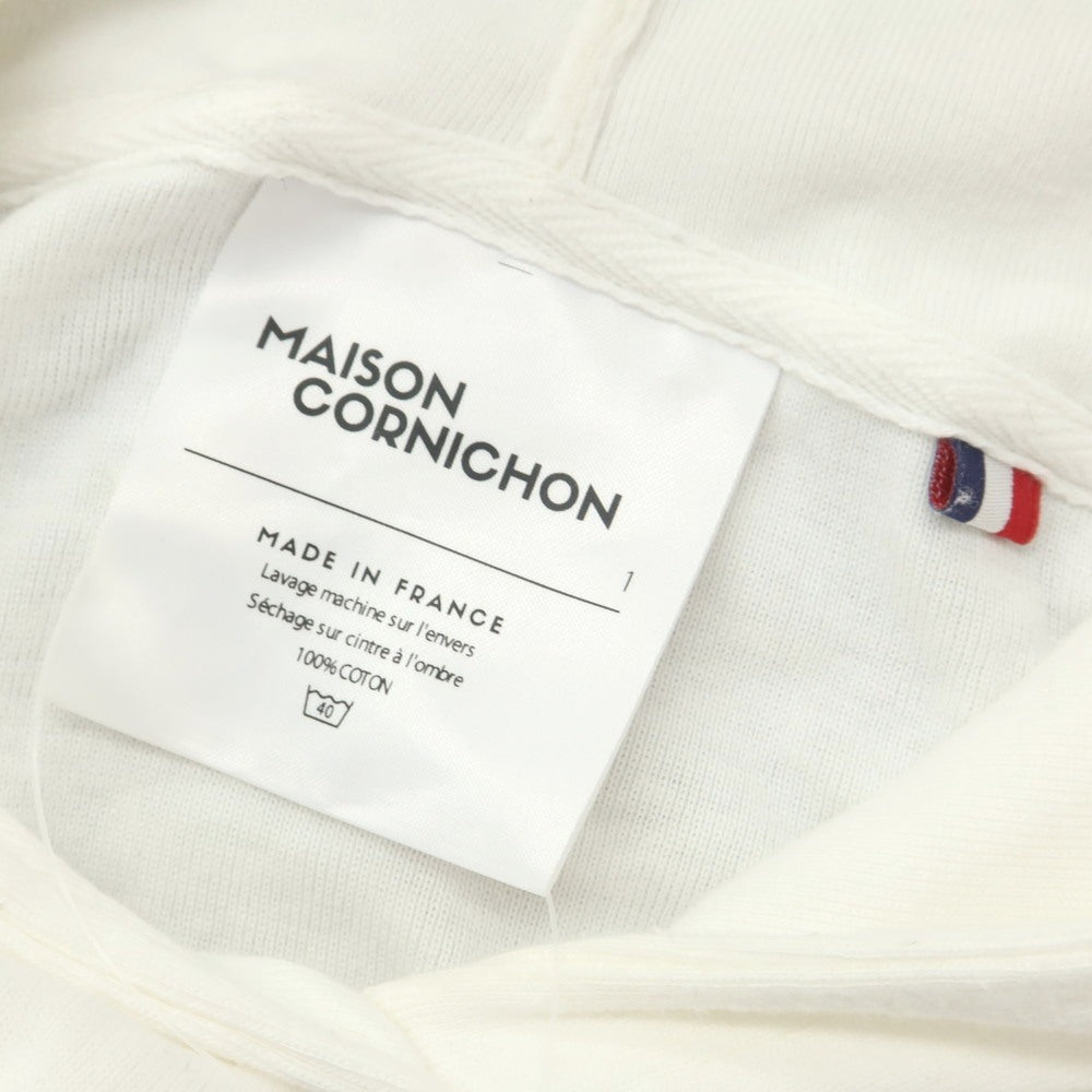 [Used] MAISON CORNICHON Cotton Pullover Hoodie White [1] [Condition Rank C] [Men&