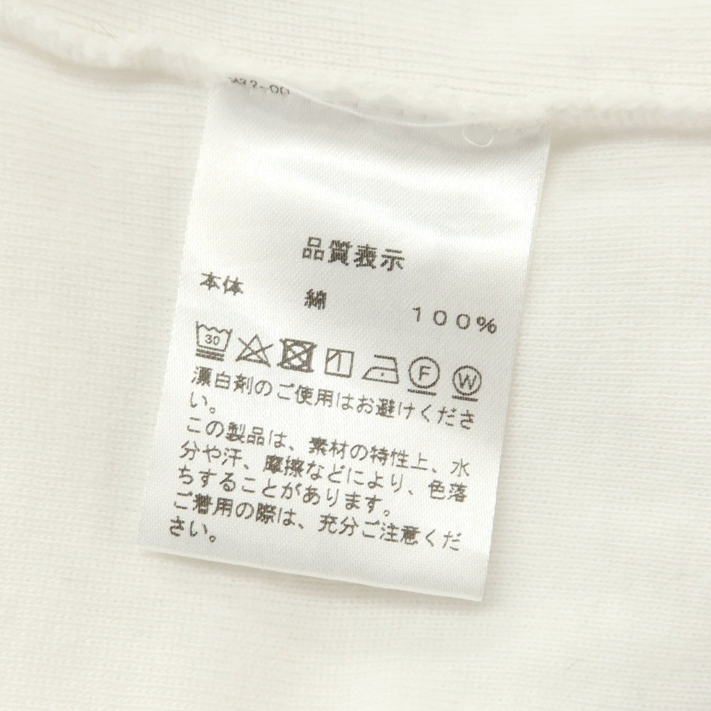 [Used] MAISON CORNICHON Cotton Pullover Hoodie White [1] [Condition Rank C] [Men&