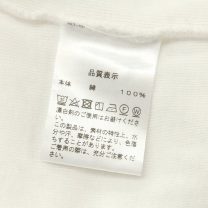 [Used] MAISON CORNICHON Cotton Pullover Hoodie White [1] [Condition Rank C] [Men&
