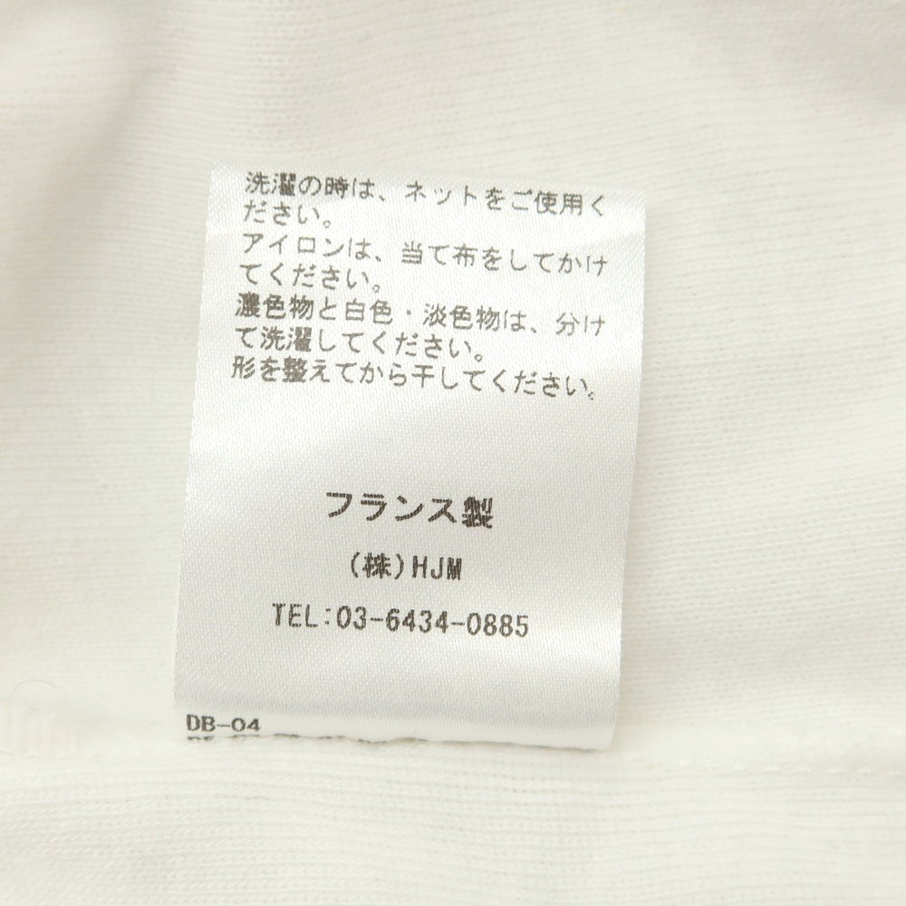 [Used] MAISON CORNICHON Cotton Pullover Hoodie White [1] [Condition Rank C] [Men&