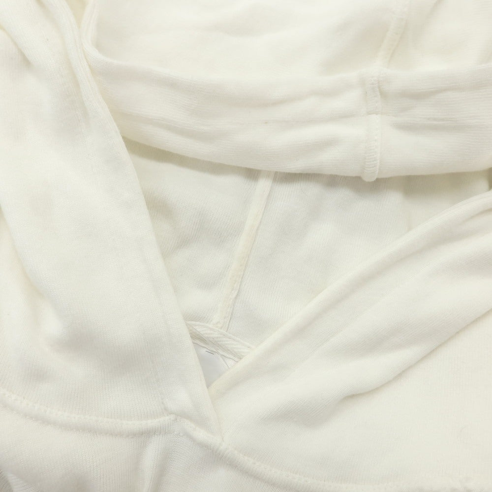 [Used] MAISON CORNICHON Cotton Pullover Hoodie White [1] [Condition Rank C] [Men&