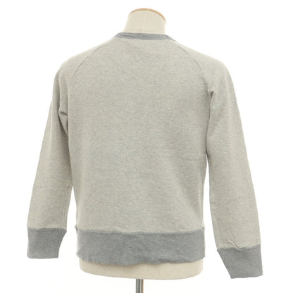 [Used] MAISON CORNICHON Cotton Crew Neck Sweatshirt Grey [Condition Rank B] [Men&