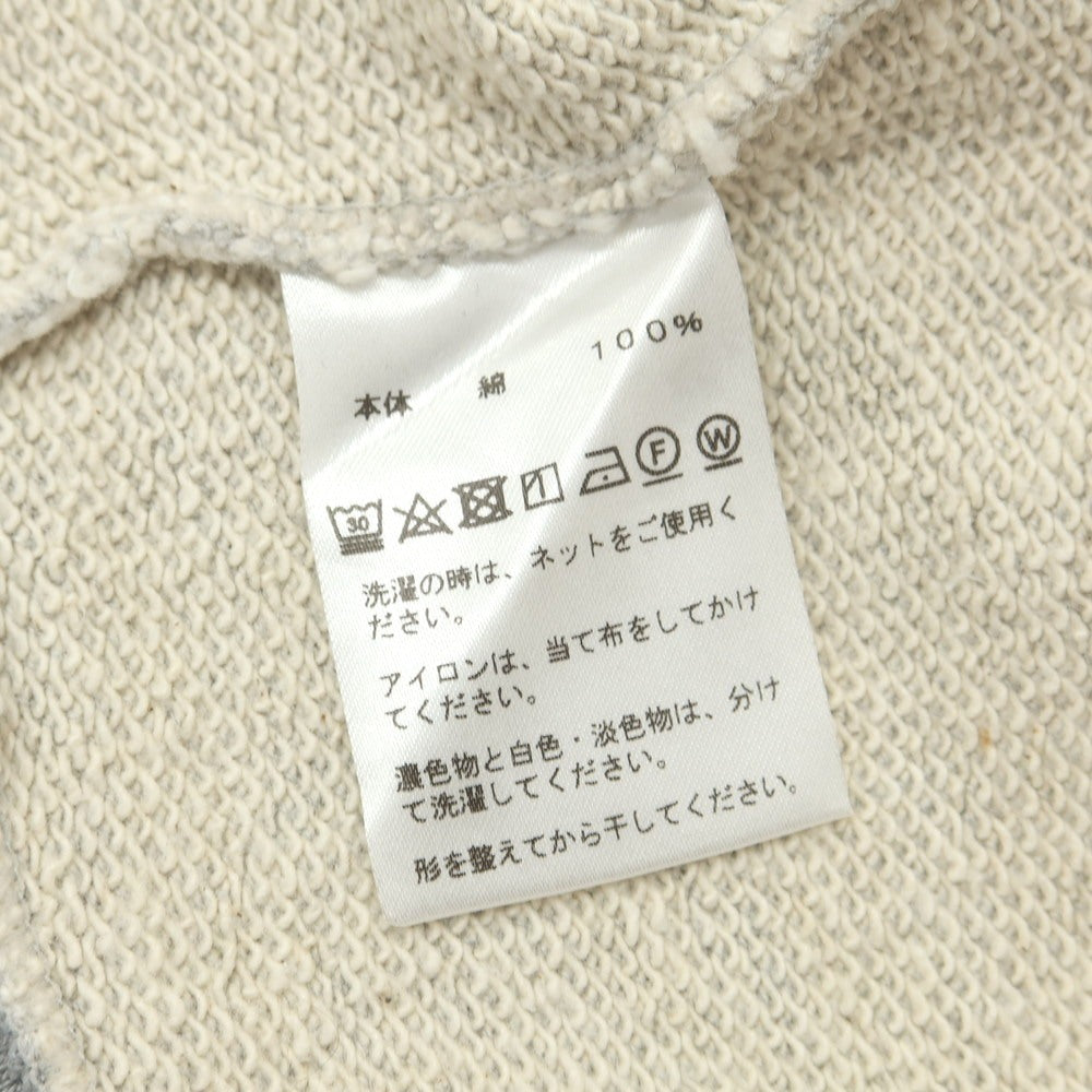 [Used] MAISON CORNICHON Cotton Crew Neck Sweatshirt Grey [Condition Rank B] [Men&