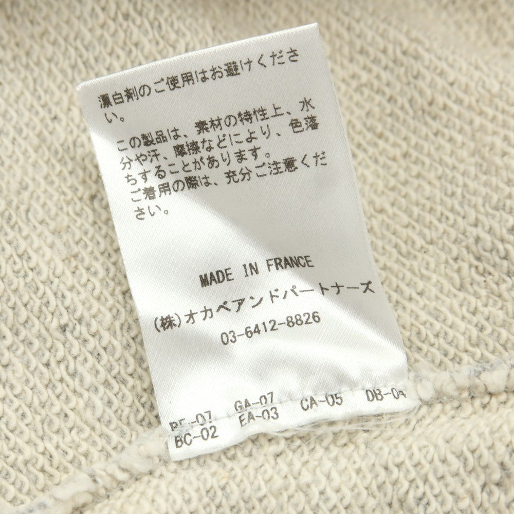 [Used] MAISON CORNICHON Cotton Crew Neck Sweatshirt Grey [Condition Rank B] [Men&