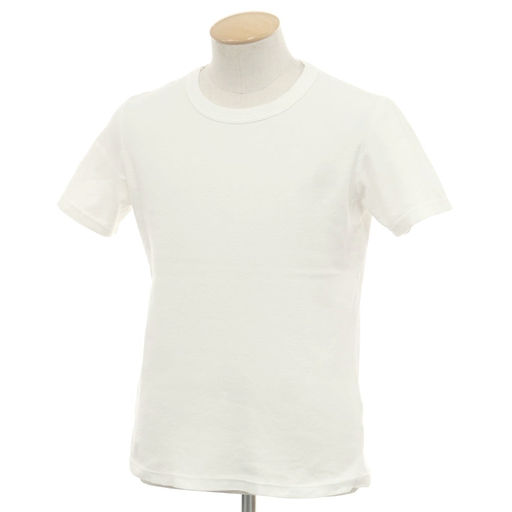 [Used] MAISON CORNICHON Cotton Crew Neck Short Sleeve T-Shirt White [1] [Condition Rank B] [Men&