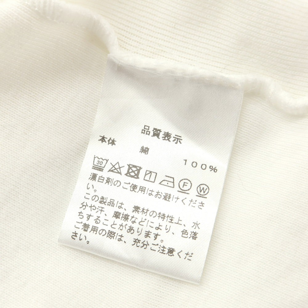 【中古】メゾン コルニション MAISON CORNICHON コットン クルーネック 半袖Ｔシャツ ホワイト【 1 】【 状態ランクB 】【 メンズ 】 [APD]