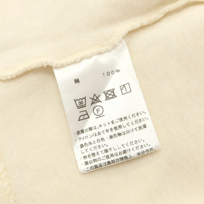 [Used] MAISON CORNICHON Cotton Crew Neck Short Sleeve T-Shirt Ivory [1] [Condition Rank B] [Men&