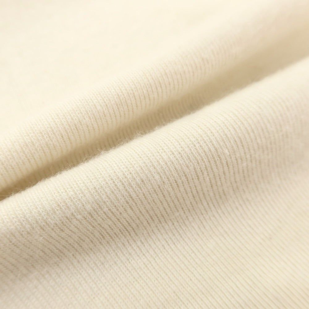 [Used] MAISON CORNICHON Cotton Crew Neck Short Sleeve T-Shirt Ivory [1] [Condition Rank B] [Men&