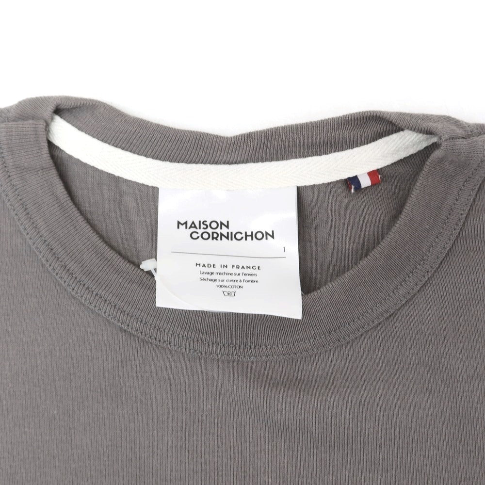[Used] MAISON CORNICHON Cotton Crew Neck Short Sleeve T-Shirt Gray [1] [Condition Rank B] [Men&