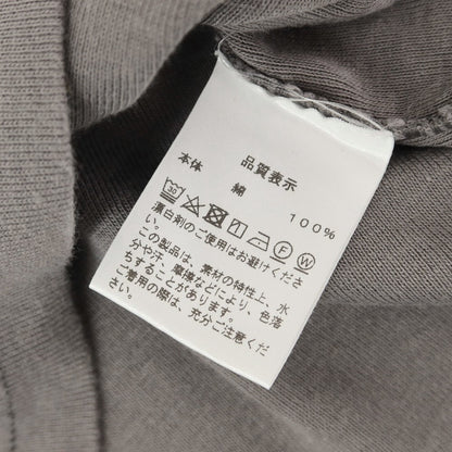[Used] MAISON CORNICHON Cotton Crew Neck Short Sleeve T-Shirt Gray [1] [Condition Rank B] [Men&