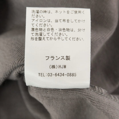[Used] MAISON CORNICHON Cotton Crew Neck Short Sleeve T-Shirt Gray [1] [Condition Rank B] [Men&