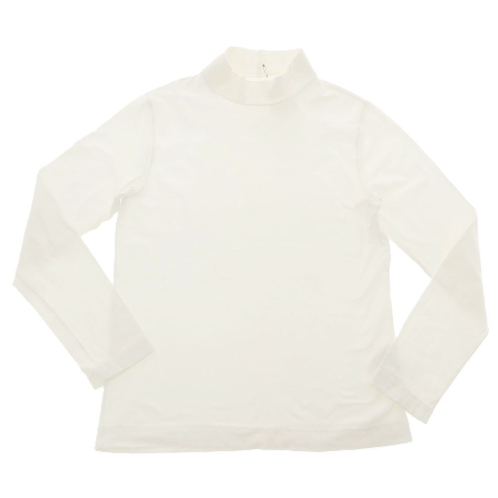【中古】チルコロ1901 CIRCOLO 1901 ストレッチ コットン ハイネック 長袖Ｔシャツ ホワイト【 XS 】【 状態ランクC 】【 メンズ 】