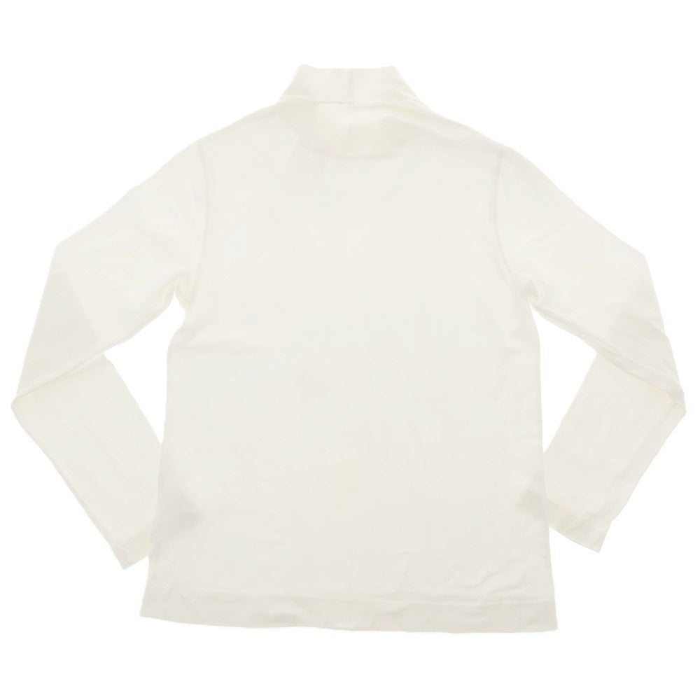【中古】チルコロ1901 CIRCOLO 1901 ストレッチ コットン ハイネック 長袖Ｔシャツ ホワイト【 XS 】【 状態ランクC 】【 メンズ 】
