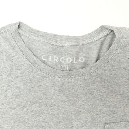 【中古】チルコロ1901 CIRCOLO 1901 コットン ポケット 半袖Ｔシャツ グレー【 XS 】【 状態ランクB 】【 メンズ 】 [APD]