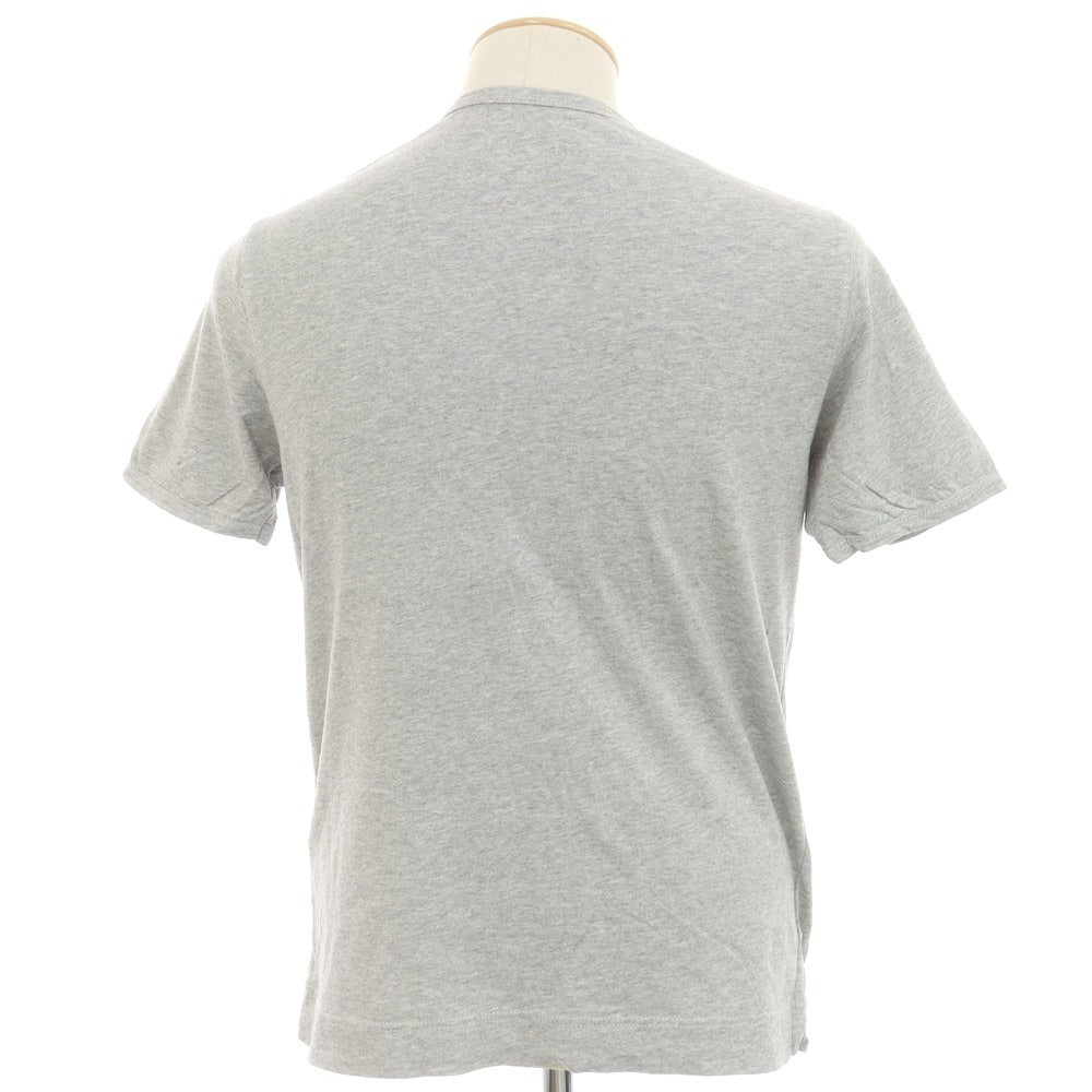 【中古】チルコロ1901 CIRCOLO 1901 コットン ヘンリ―ネック 半袖Ｔシャツ グレー【 XS 】【 状態ランクB 】【 メンズ 】 [APD]