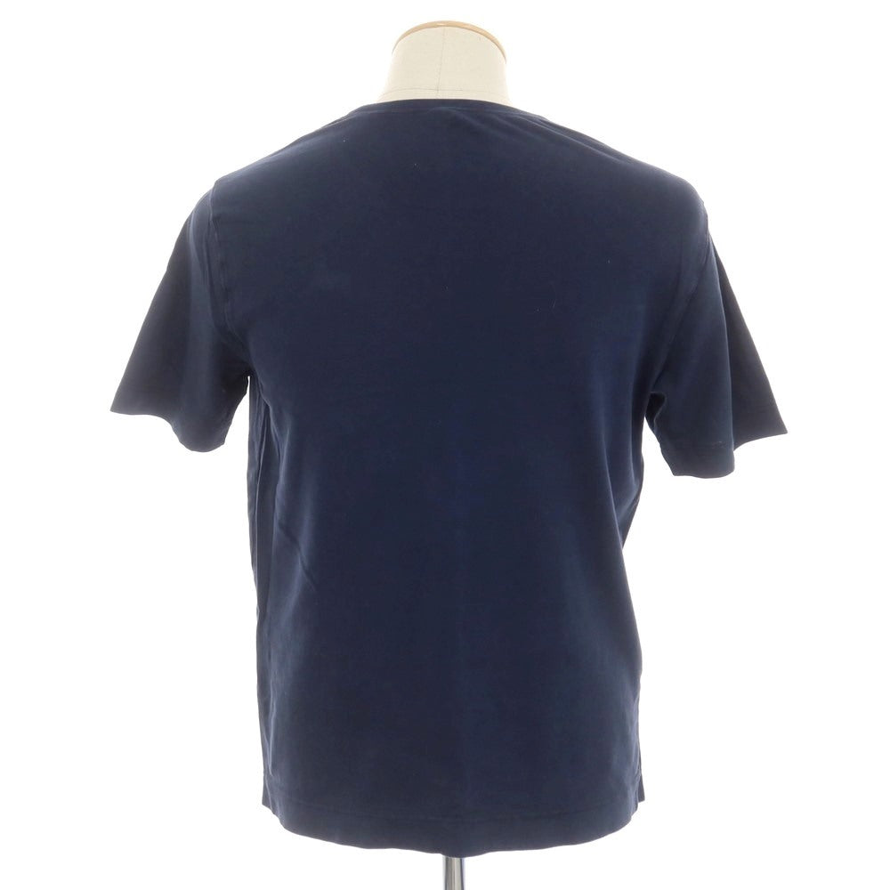 【中古】チルコロ1901 CIRCOLO 1901 ストレッチコットン ポケット 半袖Ｔシャツ ネイビー【 XS 】【 状態ランクB 】【 メンズ 】 [DPD]