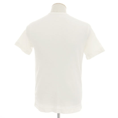 [Used] CIRCOLO 1901 Stretch Cotton Henry Neck Short Sleeve T-Shirt Off White [XS] [Condition Rank B] [Men&