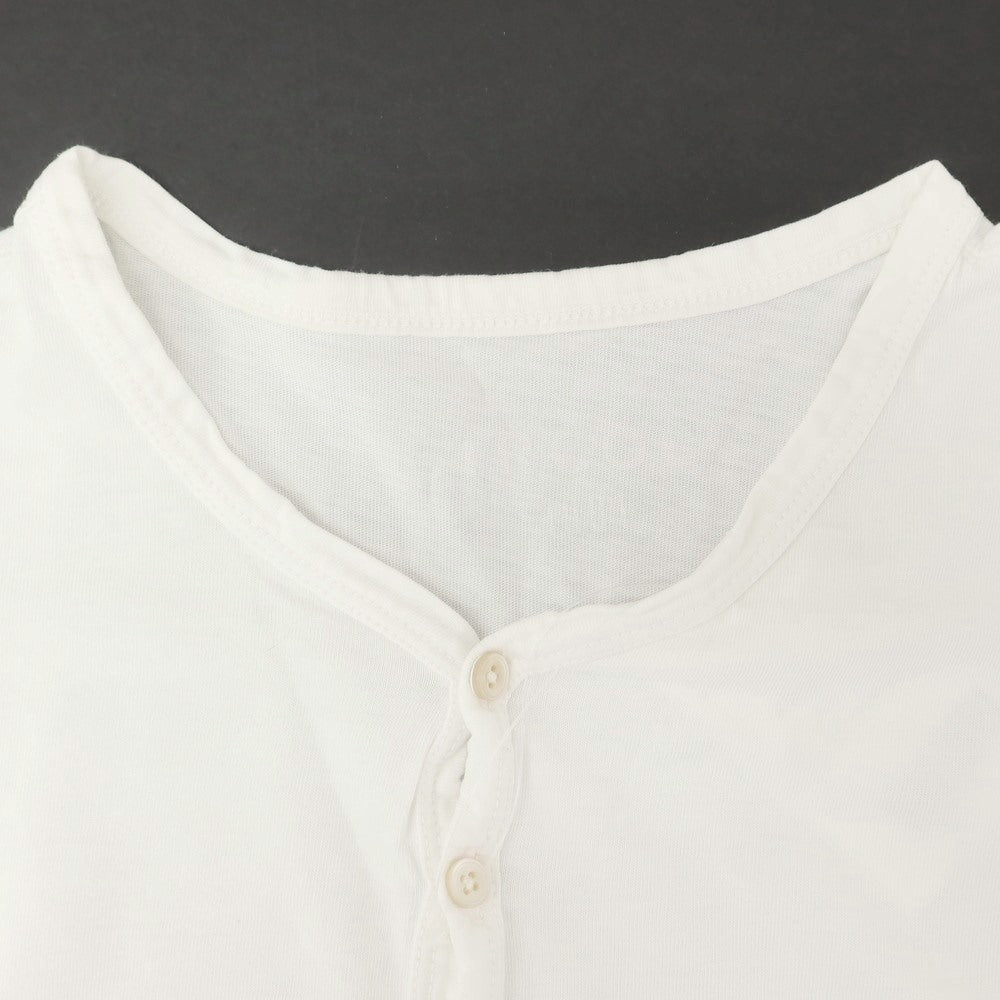 【中古】チルコロ1901 CIRCOLO 1901 コットン ヘンリーネック 半袖Ｔシャツ ホワイト【 XS 】【 状態ランクB 】【 メンズ 】 [APD]