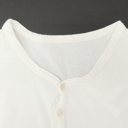 【中古】チルコロ1901 CIRCOLO 1901 コットン ヘンリーネック 半袖Ｔシャツ ホワイト【 XS 】【 状態ランクB 】【 メンズ 】 [APD]