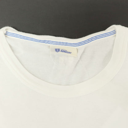 [Used] Schiesser Cotton Crew Neck Short Sleeve T-Shirt White [XS] [Condition Rank B] [Men&