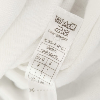 [Used] Schiesser Cotton Henry Neck Short Sleeve T-Shirt White [XS] [Condition Rank B] [Men&