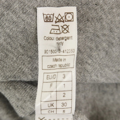 [Used] Schiesser Cotton Henley Short Sleeve T-Shirt Gray [XS] [Condition Rank B] [Men&