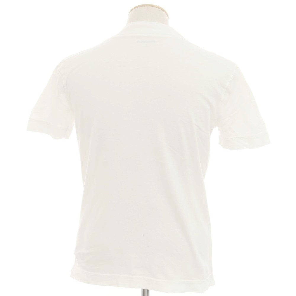 [Used] Three Dots Cotton Pocket High Neck Short Sleeve T-Shirt White [S] [Condition Rank B] [Men&