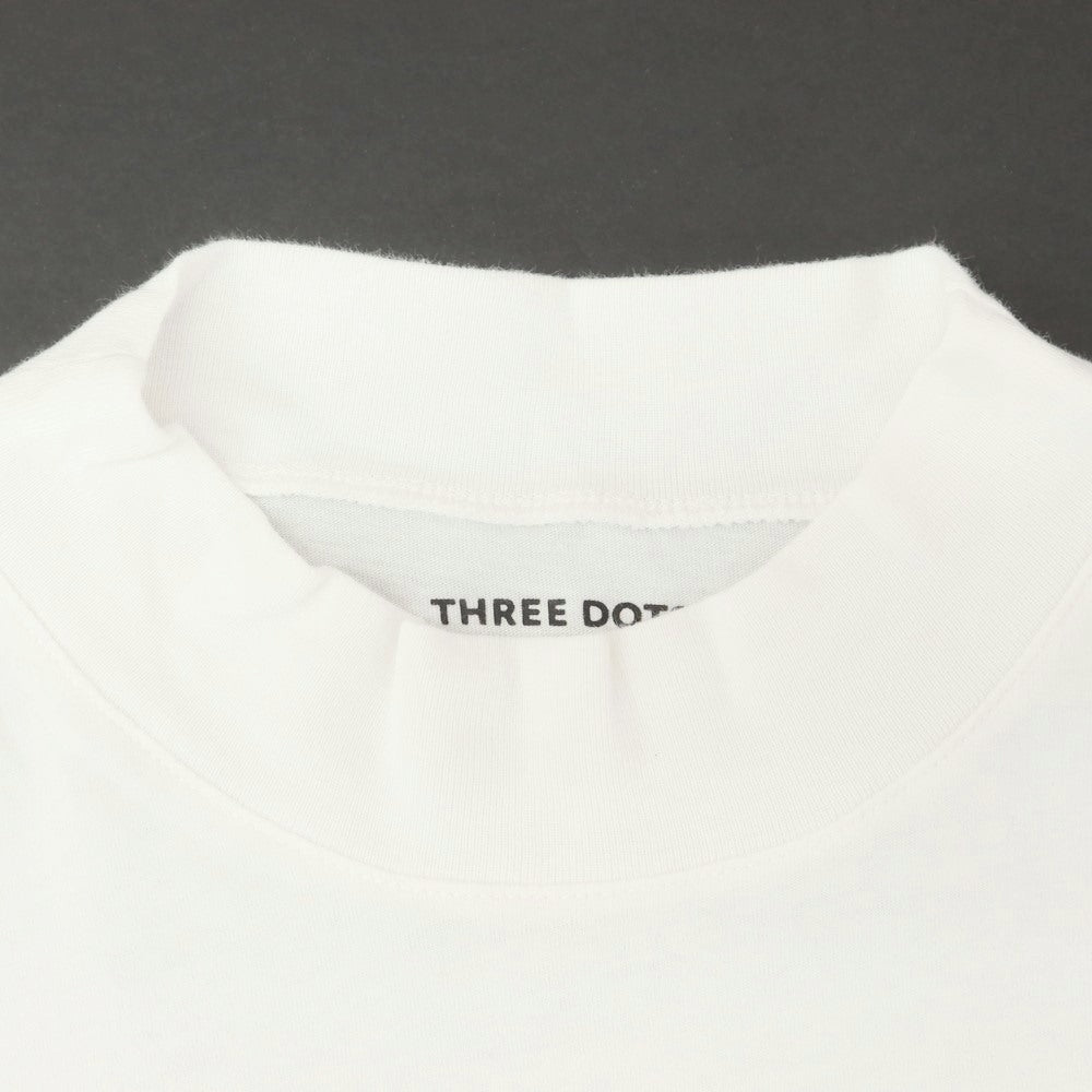 [Used] Three Dots Cotton Pocket High Neck Short Sleeve T-Shirt White [S] [Condition Rank B] [Men&