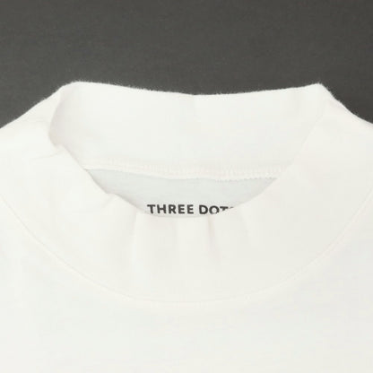 [Used] Three Dots Cotton Pocket High Neck Short Sleeve T-Shirt White [S] [Condition Rank B] [Men&