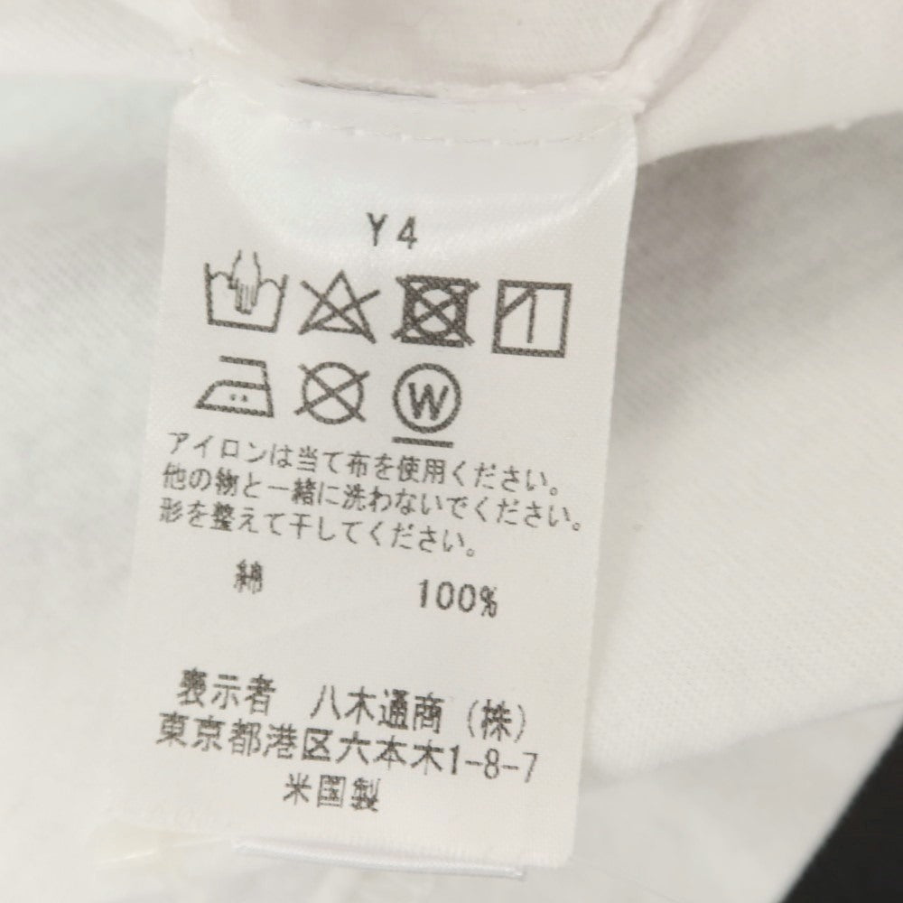 [Used] Three Dots Cotton Pocket High Neck Short Sleeve T-Shirt White [S] [Condition Rank B] [Men&