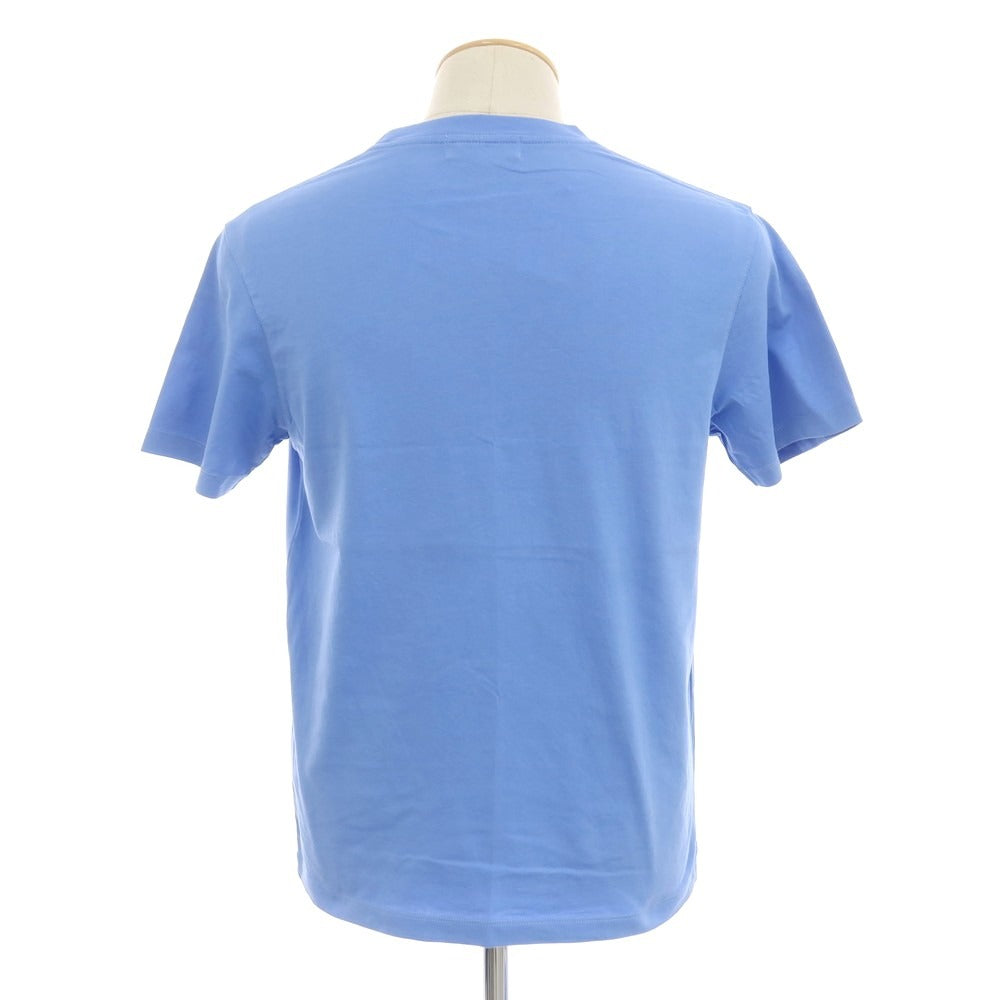 【中古】メゾンラビッシュ Maison Labiche コットン プリント 半袖Ｔシャツ ブルー【 サイズXS 】【 状態ランクA 】【 メンズ 】 [EPD]