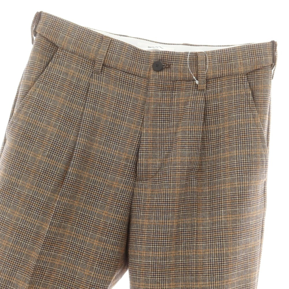 【中古】セラドール セラードアー CELLAR DOOR ストレッチ ポリエステルレーヨン ドレススラックスパンツ ブラウン【サイズ42】【 状態ランクB 】【 メンズ 】 [DPD]