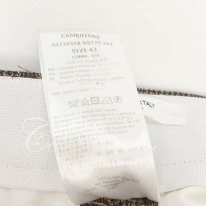 【中古】セラドール セラードアー CELLAR DOOR ストレッチポリエステルレーヨン ドレススラックスパンツ ブラウン【 42 】【 状態ランクB 】【 メンズ 】