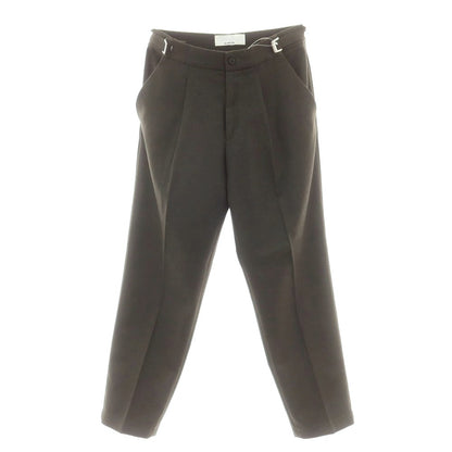 【中古】セラドール セラードアー CELLAR DOOR ストレッチポリエステルレーヨン ドレススラックスパンツ オリーブ【 42 】【 状態ランクC 】【 メンズ 】