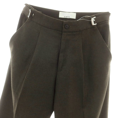 【中古】セラドール セラードアー CELLAR DOOR ストレッチポリエステルレーヨン ドレススラックスパンツ オリーブ【 42 】【 状態ランクC 】【 メンズ 】