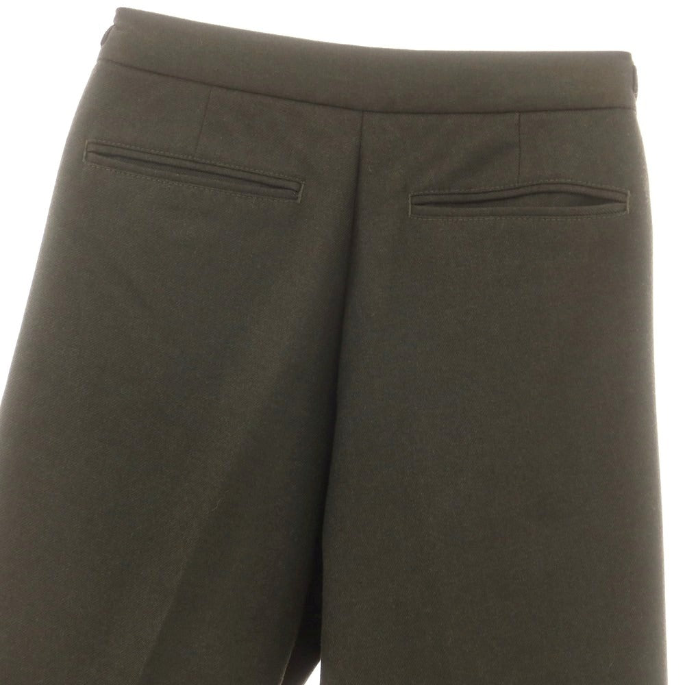 【中古】セラドール セラードアー CELLAR DOOR ストレッチ ポリエステルレーヨン ドレススラックスパンツ オリーブ【サイズ42】【 状態ランクC 】【 メンズ 】 [DPD]
