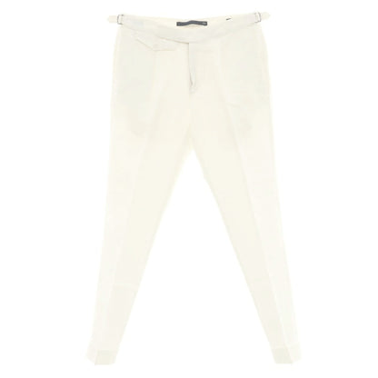 [Used] INCOTEX Linen Cotton Casual Slacks Pants White [44] [Condition Rank C] [Men&
